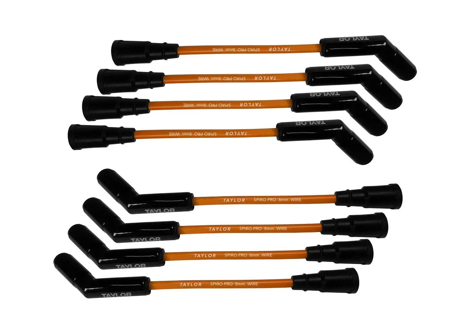 Spark Plug Wire Set Universal Silicone Spiro Pro 8mm 135_ 350 ohm_ft 75373-B